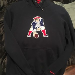 Patriots throwback hooded sweatshirt